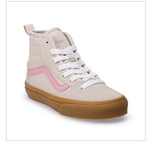 NEW Vans High-Tops with Pink and Cream Highlights